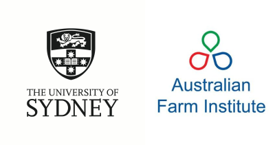 University of Sydney and Australian Farm Instritute logos